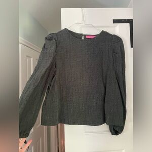 BURU x Val Green Puff Sleeve Top - Size M